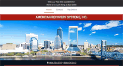 Desktop Screenshot of americanrecoverysystems.com